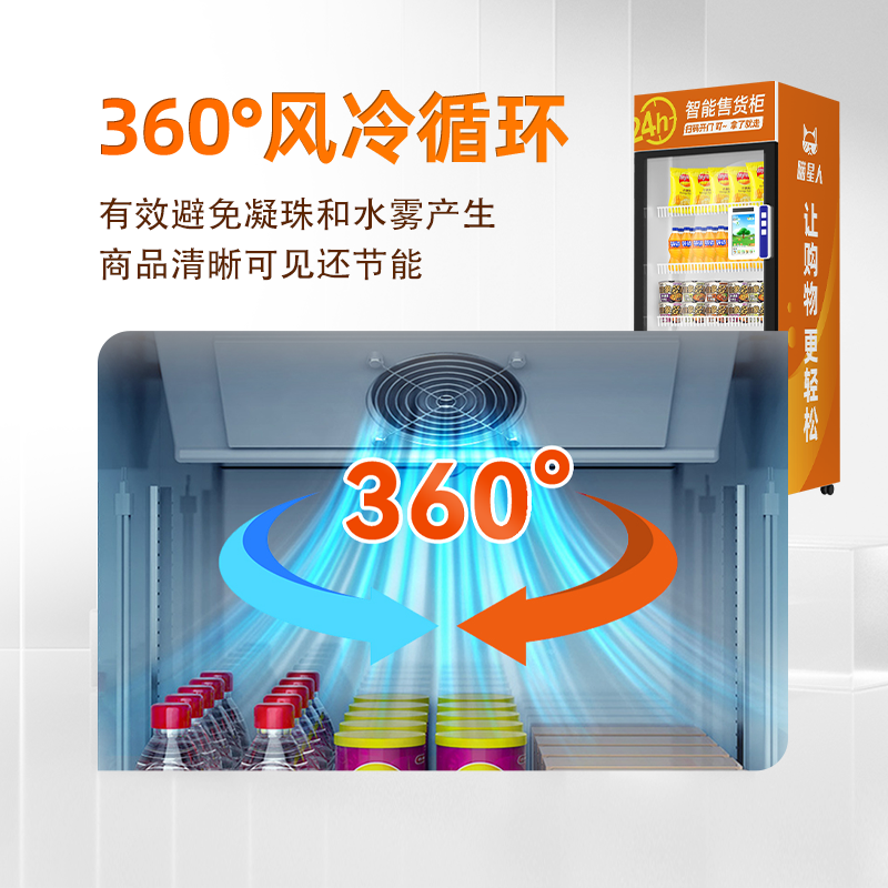 10.1寸屏冷藏货道视觉识别综合机